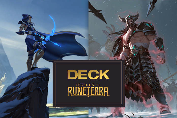 Legends of Runeterra : Deck Midrange Gel Freljord et Noxus avec Ashe et Tryndamere sur LoR